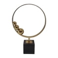 thumbnail image 4 of A&B Home Mavis Ring Statuary with Marble Base - 3" x 9" x 14" - Gold/Black, 4 of 4