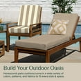 thumbnail image 2 of Textured Solid Birch Tan Chaise Lounge Cushion, 2 of 8