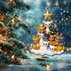 thumbnail image 5 of Colgante navideño de acrílico con forma de avión para árbol de Navidad., 5 of 5