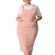 thumbnail image 2 of Vestido de mujer de talgrande con tirantes ajustables y abertuen espalRo3X, 2 of 6