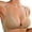 Khaki, variant on Women's Front Closure Bra Wireless Padded Bralette Seamless Comfortable Support For Daily Wear