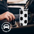 thumbnail image 6 of 40 oz Boy Soccer Water Bottle Gifts Tumbler with Handle Straw Lid 40oz Soccer Lover Gift Double Stainless Steel Insulated Soccer Cup Travel Coffee Mug Soccer Water Bottles for Boys, 6 of 6