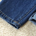 thumbnail image 6 of Kids Clothes Boys 6-7 Toddler Boys Jeans Loose Fit Elastic Waistband Black Straight Leg Baggy Denim Pants with Five Pockets Drawstring, 6 of 9