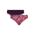 thumbnail image 2 of Jessica Simpson Women's Microfiber Tanga, 2-Pack, Size S-XXXL, 2 of 12