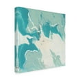 thumbnail image 2 of Ethan Harper 'Marbled Aqua I' Canvas Art, 2 of 3