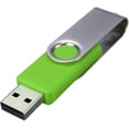 thumbnail image 1 of USB Flash Drives, 64MB Portable Rotating USB 2.0 Flash Memory Stick Pen Drive Data Storage U Disk Green, 1 of 8