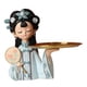 thumbnail image 5 of 2 figuras de niña china, adornos de almacenamiento para decoración de mesa de salón con monedas EstiloB, 5 of 9