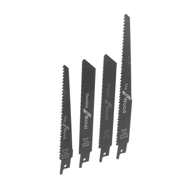 LAFGUR 4Pcs Sabre Saw Blade Jigsaw Cutter Reciprocating Cutting Tool Set Kit For Wood Plastic Metal,Jigsaw Blade,Sabre Saw Blade