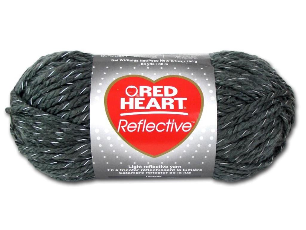 Grey RED HEART Reflective Yarn 