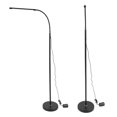 thumbnail image 3 of Lámpara de pie LED de hierro ajustable, moderna, para esquina, con control remoto, para dormitorio, sala de estar, oficina, 3 of 15