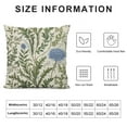 thumbnail image 5 of HENGT Green Plant Pillow Covers Sage Green Botanical Fern Leaf Decorative Pillow Cases Spring Summer Vintage Floral Throw Pillows Farmhouse Home Decor for Living Room Couch Outdoor, 5 of 5