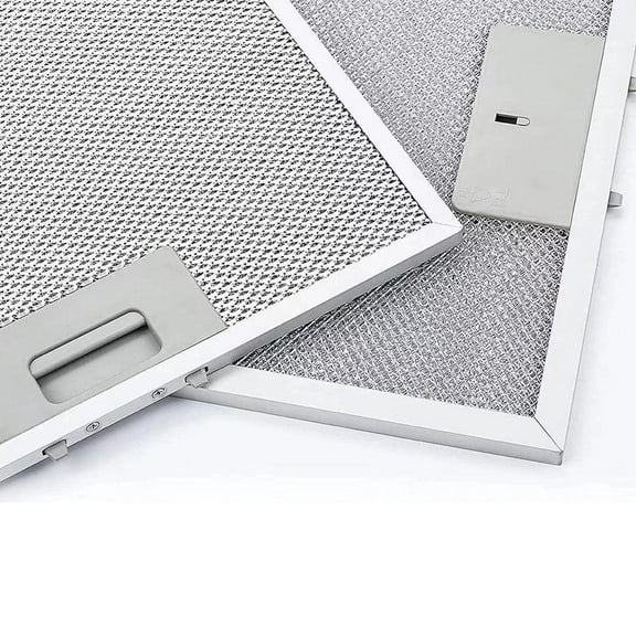 Aluminum Silver Cooker Hood Filters Metal Mesh Extractor Vent Filter 215X390X9Mm