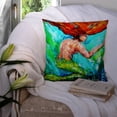 thumbnail image 3 of Carolines Treasures MW1200PW1414 Mermaids Heaven Canvas Fabric Decorative Pillow 14Hx14W multicolor, 3 of 4