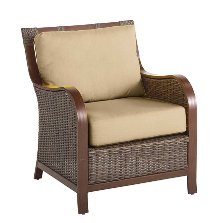 Urbanna Premium Wicker Chair With Luxury Cushions Walmart Com