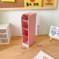 thumbnail image 6 of Grofry Pen Holder Space-saving Large Capacity Plastic Makeup Tools Organizer Box for Home 2, 6 of 8