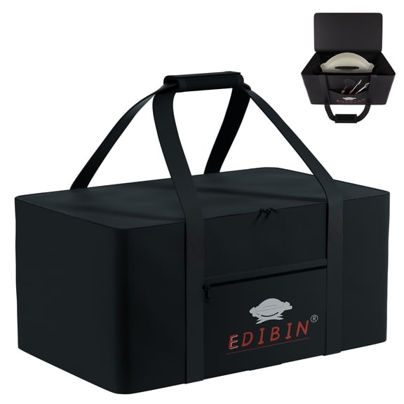 Grill Carry Bag Compatible with Weber Q1000 Q1200 Liquid Propane Grill,Carry Bag Fit for Weber Q1400 Electric Grill, 600D Heavy Duty Weather Resistant