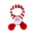 thumbnail image 3 of Bufanda de Navidad para mascotas Bufanda de punto para mascotas, traje de Navidad para perros conejo, calentador de cuello de invierno, traje de , Papá Noel de peluche, 3 of 9