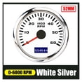 thumbnail image 1 of 6000 RPM Tachymètre 52mm Pointeur 4000 RPM Tachomètre avec Rétroéclairage Rouge pour Voiture Bateau Yacht Marin RV 9-30V, Grand Applicabilité, 1 of 7