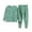 Green, variant on Toddler Pajamas Girls Boys 2 To 12 Years Old German Velvet Thermal Underwear Set Double-Sided Velvet Plus Velvet Thickened Fall Clothes Long Trousers Home Wear Pajamas Pjs for Kids