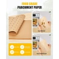 thumbnail image 2 of 154PCs Paper Liners Compatible with Emeril Lagasse 26QT Extra Large Air Fryer Toaster Oven Accessories,100PCs Unbleached Parchment Paper,50PCs Disposable Liners with Holes, 4PCs Reusable Baking Mats, 2 of 7
