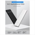 thumbnail image 3 of Disco Duro Móvil Externo NVME 1TB 10Gbps Disco Duro Portátil para Computadora Portátil de Escritorio Plata, 3 of 9