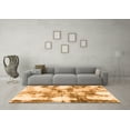 thumbnail image 3 of Ahgly Company Indoor Square Abstract Orange Modern Area Rugs, 6' Square, 3 of 4