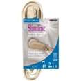 thumbnail image 1 of Slimline 2239 7-Foot 2-Wire Flat Plug Extension Cord (Beige), 1 of 2