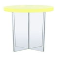 thumbnail image 5 of Safavieh  Couture Edwards Acrylic Accent Table - 18.5" W x 18.5" L x 15.6" H Neon/Yellow, 5 of 5