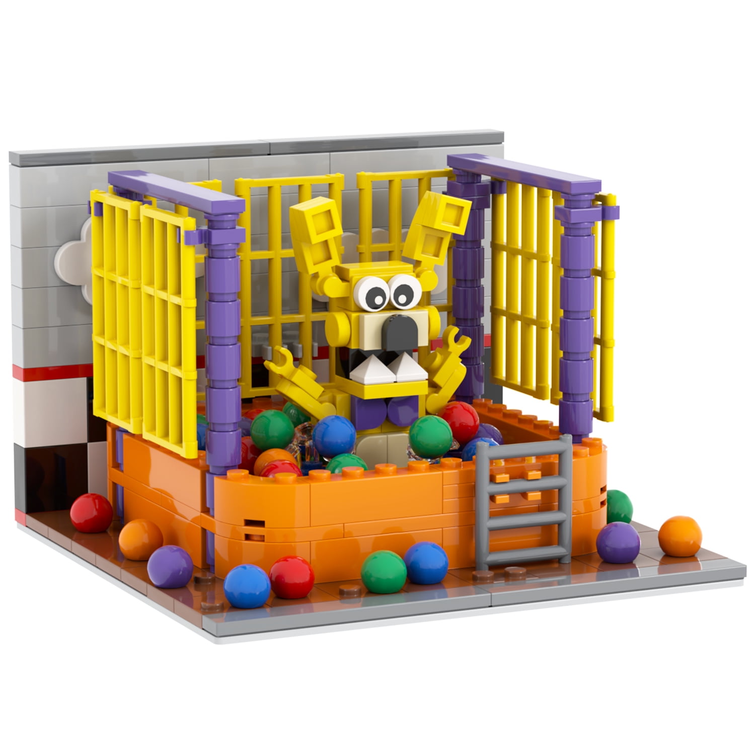 MOOXI FNAF Into the Pit Building Set,Creative Cute Building Blocks Children Kit,Gifts for Kids(294pcs)