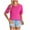 Hot Pink, variant on Women's Solid Color Shirts Summer V Neck Short Sleeve Basic Tee Casual Loose Fit Soft Comfy Clothes (XL, White)