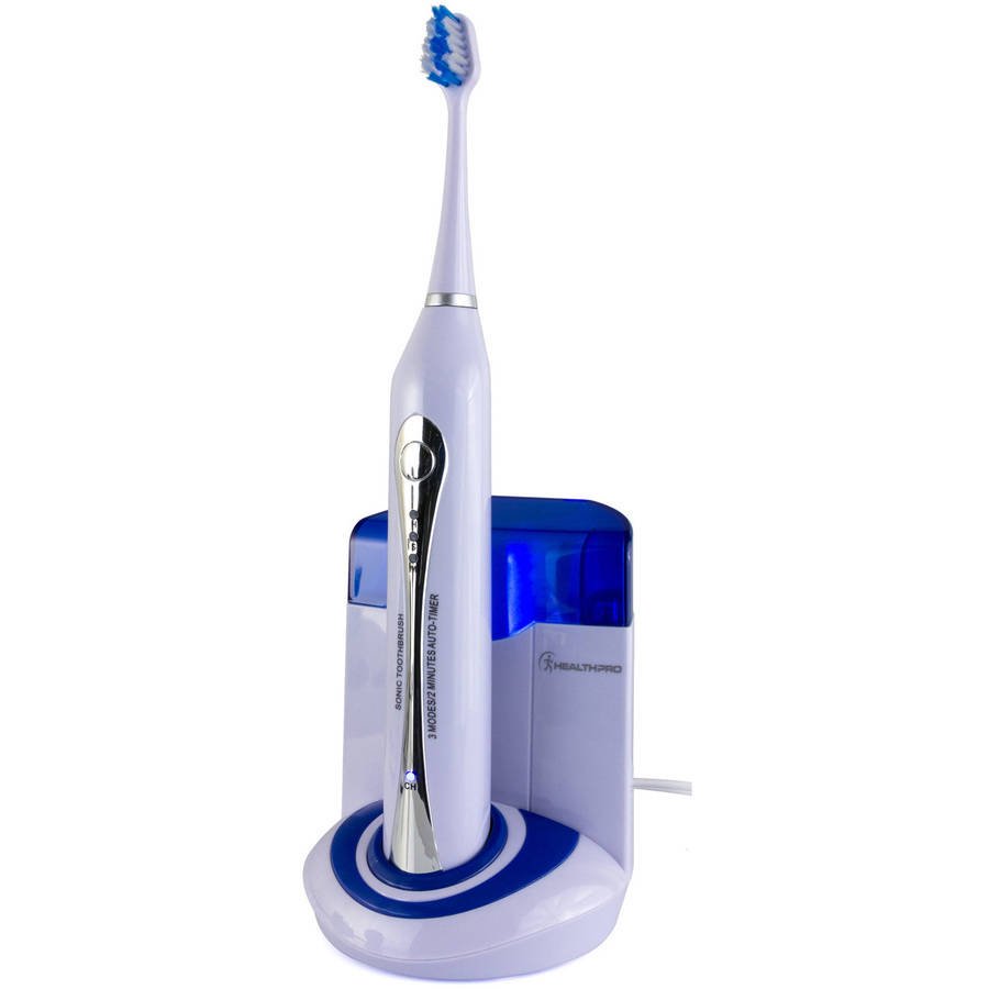 Wellness Oral Care Rechargeable Sonic Toothbrush with UV Sanitizing