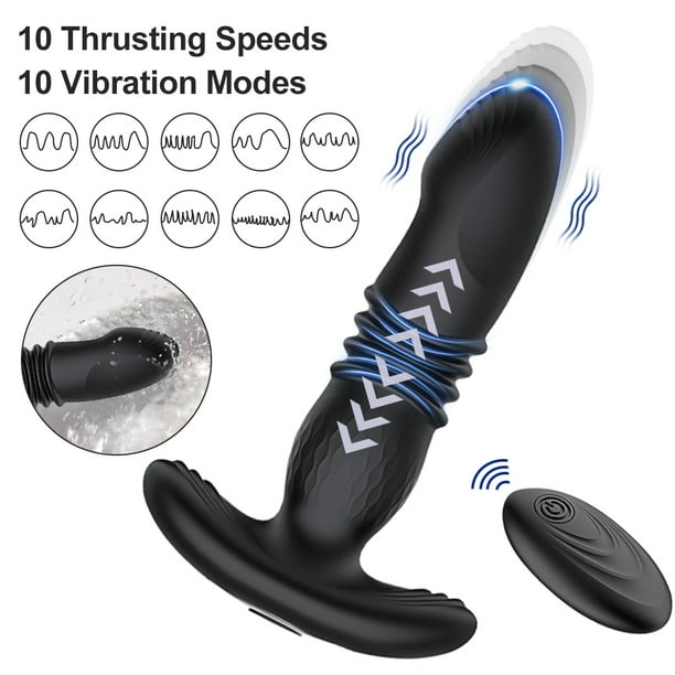 XBONP Prostate Massager Anal Vibrator Thrusting Vibrating 10 Modes