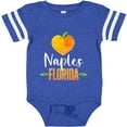 thumbnail image 3 of Inktastic Naples Florida Orange in Heart Boys or Girls Baby Bodysuit, 3 of 5