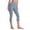 *Light Blue, variant on VBVC Women's High Waisted Capri Leggings , Ladies' Yoga Workout Crop Pants , Slim Running Tights For Women, Black , S-3XL