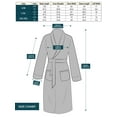 thumbnail image 6 of PAVILIA Women Hooded Plush Soft Robe | Fluffy Warm Fleece Sherpa Shaggy Bathrobe (L/XL, Gray), 6 of 7