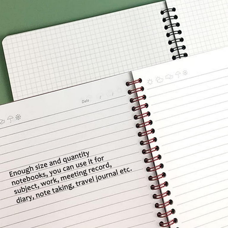 4Pack Spiral Journal Subject Notebook Ruled Paper Perfect 4Pack Spiral Journal Subject Notebook Ruled Paper Perfect