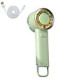 thumbnail image 2 of Pebbuoy Handheld Cooling Fan Mini Air Conditioner Low Noise Rechargeable Speed Adjustable Powerful Small Portable Fan, 2 of 7