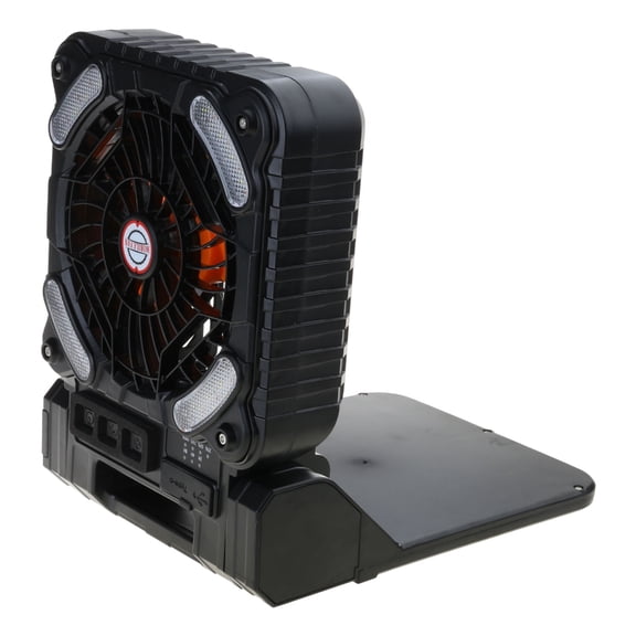 Sinyiin Outdoor Electric Fan Camping Fan 5200mAh Solar Electric Fan Lightweight Fan