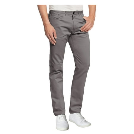 Mens 5-Pocket Flat Front Cotton Stretch Casual Chino (Best Casual Pants For Men)