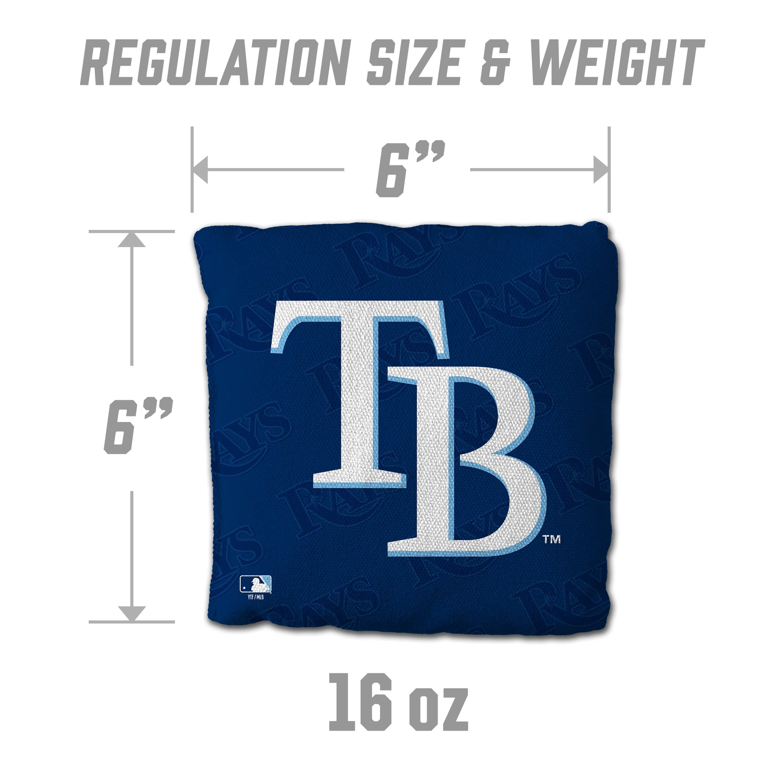 MLB Tampa Bay Rays Cornhole Bags - 4PK - Blue