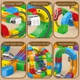 thumbnail image 3 of Train Track Fusion Set, 2026 51/81/123Pcs 3D Infinity Train Routes with Mix-and-Match Cubes, Funny DIY Race Car Track Building Kits with Moving Train and Traffic Signs for Boys Girls (81pcs), 3 of 6