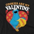 thumbnail image 2 of Sesame Street Cookies are my Valentine Unisex Infant Snap Suit for Baby, Black, Large, 2 of 3