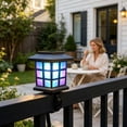 thumbnail image 7 of VMWMSSR Solar Powered Fence Post Lights,Waterproof Auto On Off Clip‑On Solar Lantern,Portable Outdoor Deck Railing Light For Patio Backyard Garden Yard Decoration(Colored Light-4.13"), 7 of 7