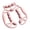 Pink, variant on 12 Wheel Leg Roller Massager Deep Tissue Muscle Massage Tool with Wheels for Calves Thighs Arms Forearm Trigger Point Relief for Athletes Gym Workout Physical Therapy