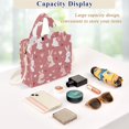 thumbnail image 5 of FORMRS Womens Corduroy Tote Bag Crossbody Shoulder Handbag with Pocket, Bunny Love Blooms, 5 of 7