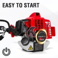 thumbnail image 4 of PowerSmart 2-Cycle 25.4cc 18lb Straight Shaft Gas String Trimmer, Weed Wacker and Weed eaters for Lawns and Grass, 4 of 10