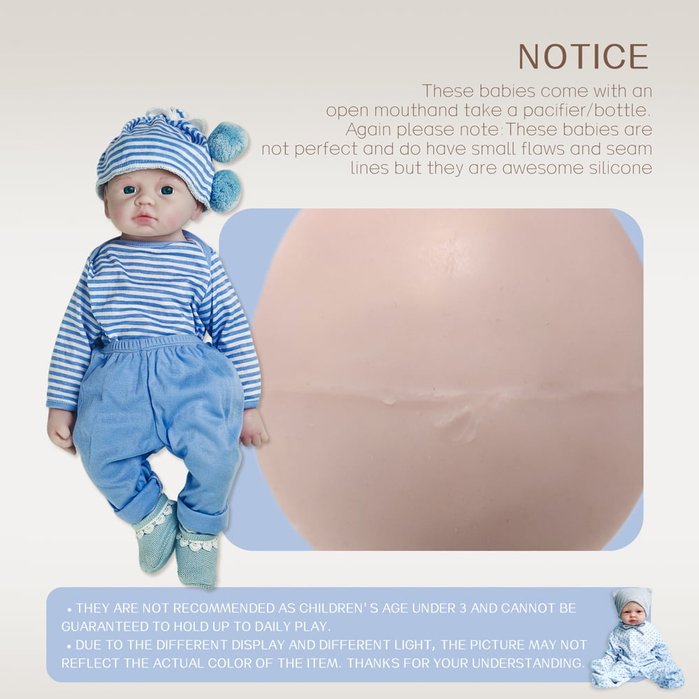 Buy Silicone Reborn Baby Dolls Dollhouses Lifelike Dolls DIY Toys for age 6 Online at Lowest