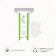 thumbnail image 4 of ForPro Professional Collection Premium Cotton Wipes, 100% Cotton, Extra-Soft, for Cosmetic, Nail, and Personal Care, 4” x 4”, 200-Count,White,110511, 4 of 7