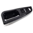 thumbnail image 2 of 4X Side Grab Handle Carbon Fiber Door Window Switch Control Panel Cover Trims Frame for MK5 Golf 5 2005-2009,4 x Door and window switch panel,two color, 2 of 5