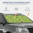 thumbnail image 4 of Fotbe Cute Green Frog 2-Piece Car Windshield Sun Shade | Sun Blocker for Car Windshield | Foldable Automotive Interior Accessories for Sun Protection-Medium, 4 of 7